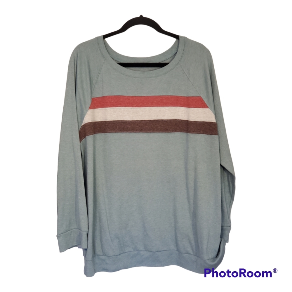 Striped Long Sleeve Sweater Shirt
